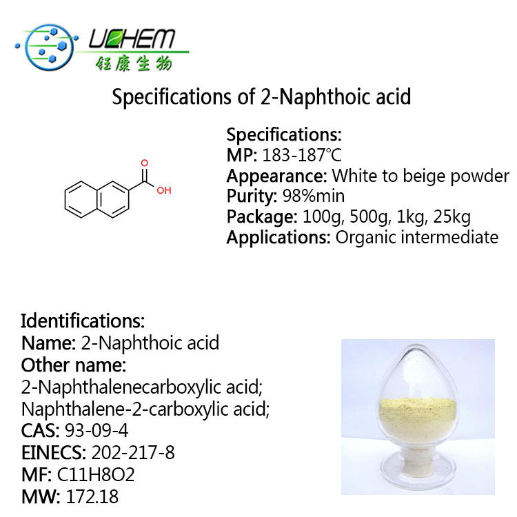 Top quality 2-Naphthoic acid cas 93-09-4 with cheap price