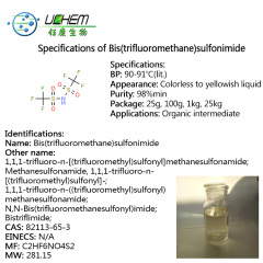 High Quality Bis(trifluoromethane)sulfonimide CAS 82113-65-3 in China