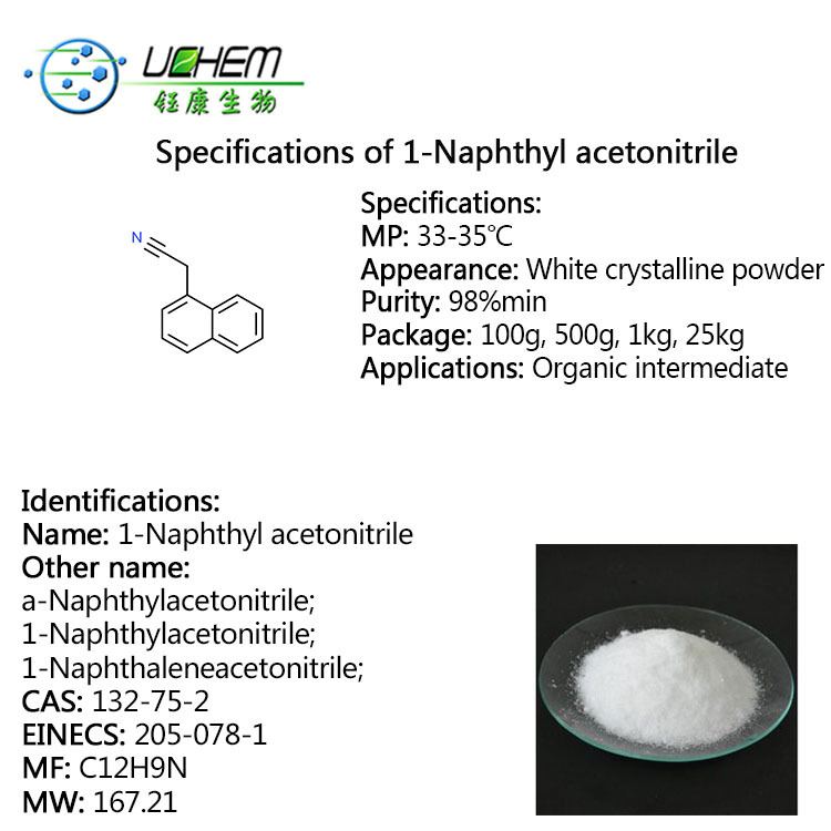 High quality 1-Naphthyl acetonitrile CAS 132-75-2 with best price
