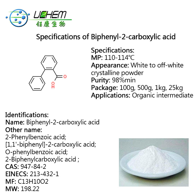 High quality Biphenyl-2-carboxylic acid CAS 947-84-2 with best price