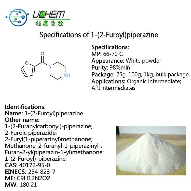 High quality 1-(2-Furoyl)-piperazine CAS 40172-95-0 with cheap price