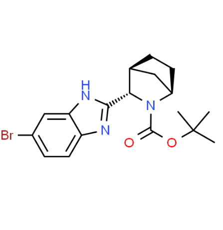 (1R,3S,4S)-3-(6-Bromo-1H-benzimidazol-2-yl)-2-azabicyclo[2.2.1]heptane-2-carboxylic acid 1,1-dimethylethyl ester cas 1256387-74-2
