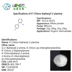 Factory Price Sell 2-Amino-4'-chlorobiphenyl hydrochloride CAS 1204-44-0 in stock