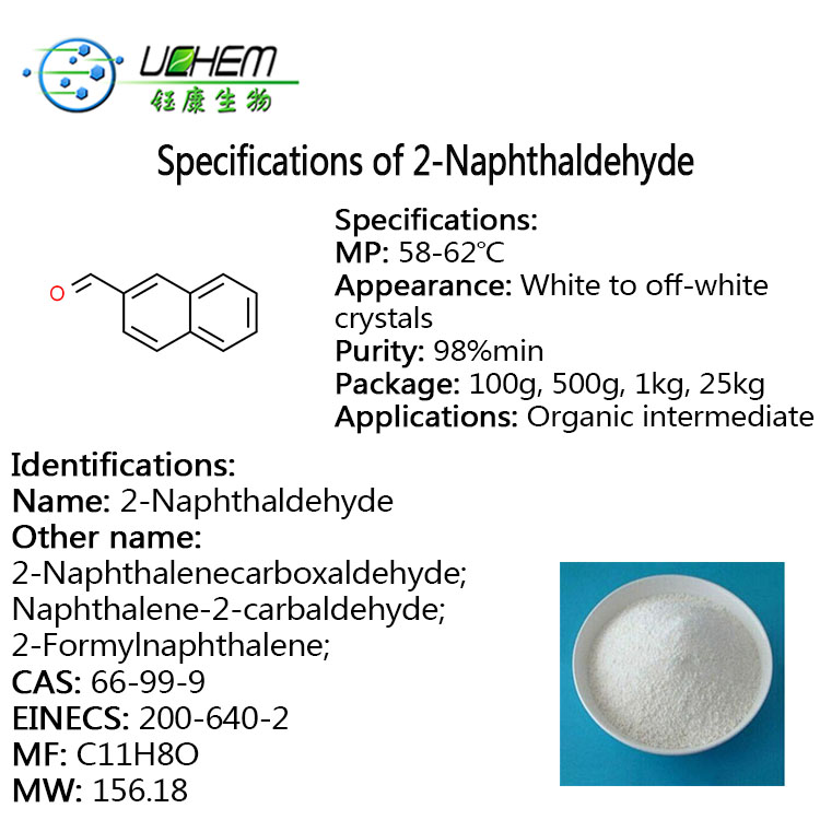 High quality 2-Naphthaldehyde CAS 66-99-9 for sale