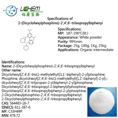 High quality X-Phos / 2-(Dicyclohexylphosphino)-2',4',6'-triisopropylbiphenyl cas 564483-18-7