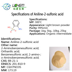 High purity Aniline-2-sulfonic acid CAS 88-21-1 with best price