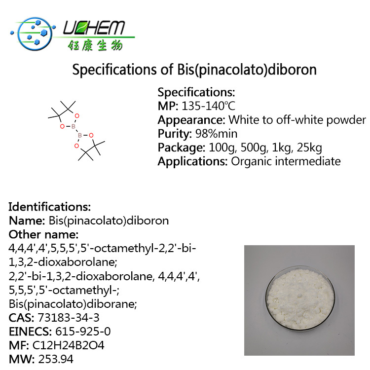 High quality Bis(pinacolato)diboron CAS 73183-34-3 with good price