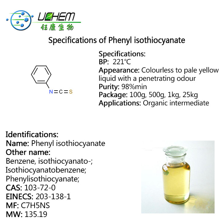 Wholesale Phenyl isothiocyanate CAS 103-72-0 in china