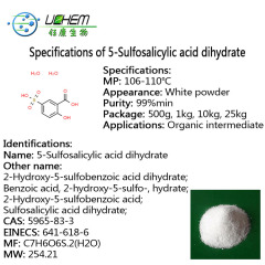 High quality 5-Sulfosalicylic acid dihydrate CAS 5965-83-3