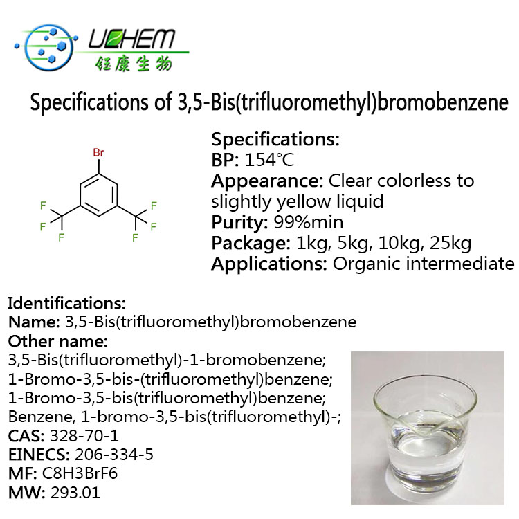 Hot selling high quality 3,5-Bis(trifluoromethyl)bromobenzene CAS 328-70-1