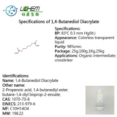 High quality 1,4-BUTANEDIOL DIACRYLATE cas 1070-70-8 with fast delivery