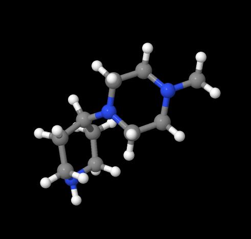 Hot selling 98% 1-methyl-4-(piperidinyl)piperazine cas 53617-36-0 with best price