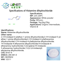 Factory supply Histamine dihydrochloride with best price CAS 56-92-8