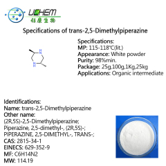 High Quality Best Price Trans-2,5-Dimethylpiperazine CAS 2815-34-1 in stock