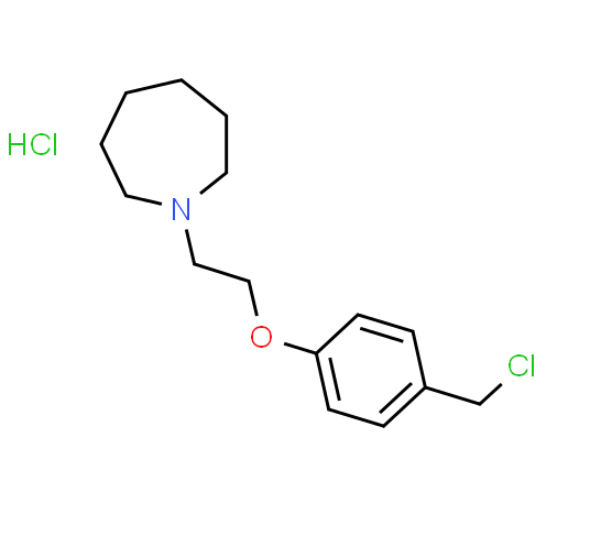 High Purity 1-(2-(4-(chloromethyl)phenoxy)ethyl)azepane hydrochloride CAS 223251-25-0 with best price