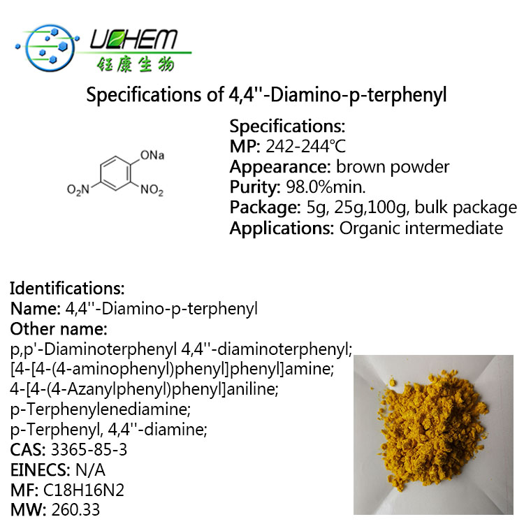 High quality 4,4''-DIAMINO-P-TERPHENYL cas 3365-85-3 with fast delivery