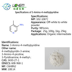 High quality 3-Amino-4-methylpyridine with good price cas 3430-27-1