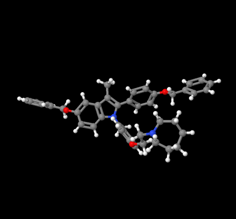 Supply high quality 1-[4-(2-azepan-1-yl-ethoxy)-benzyl]-5-benzyloxy-2-(4-benzyloxy-phenyl)-3-methyl-1h-indole cas 198480-21-6