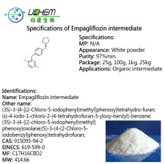 Factory supply (3S)-3-[4-[(2-Chloro-5-iodophenyl)methyl]phenoxy]tetrahydro-furan CAS 915095-94-2