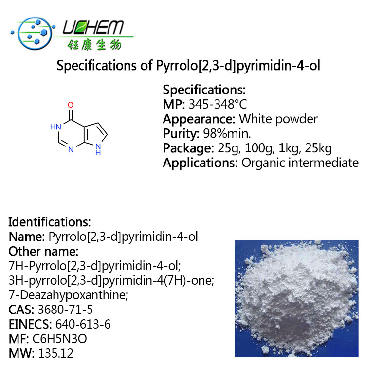 Good quality 7-Deazahypoxanthine CAS 3680-71-5 With Competitive Price