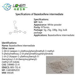 Supply high quality 1-[4-(2-azepan-1-yl-ethoxy)-benzyl]-5-benzyloxy-2-(4-benzyloxy-phenyl)-3-methyl-1h-indole cas 198480-21-6