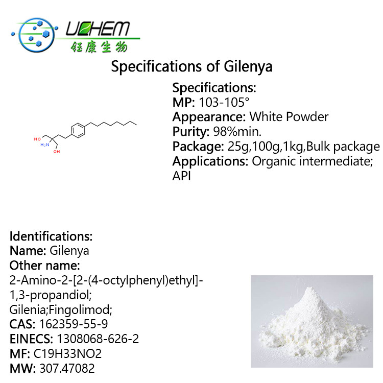 Hot selling 99% Gilenia cas 162359-55-9 with low price