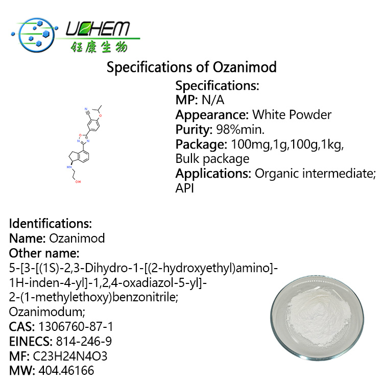 Hot selling 99% Ozanimod cas 1306760-87-1 with low price