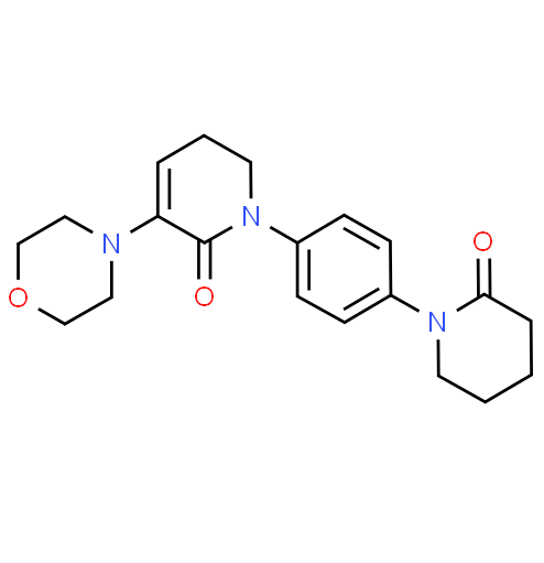 High quality 5,6-Dihydro-3-(4-morpholinyl)-1-[4-(2-oxo-1-piperidinyl)phenyl]-2(1H)-pyridinone cas 545445-44-1