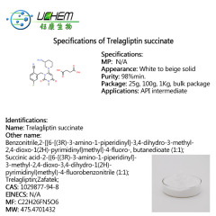 High quality Trelagliptin succinate cas 1029877-94-8 with best price