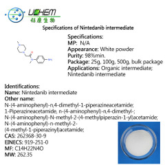 High quality N-(4-Aminophenyl)-N,4-dimethyl-1-piperazineacetamide CAS 262368-30-9 with best price