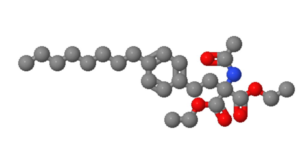 Top quality best selling Diethyl acetamido[2-(4-octylphenyl)ethyl]malonate cas 162358-08-9 in stock