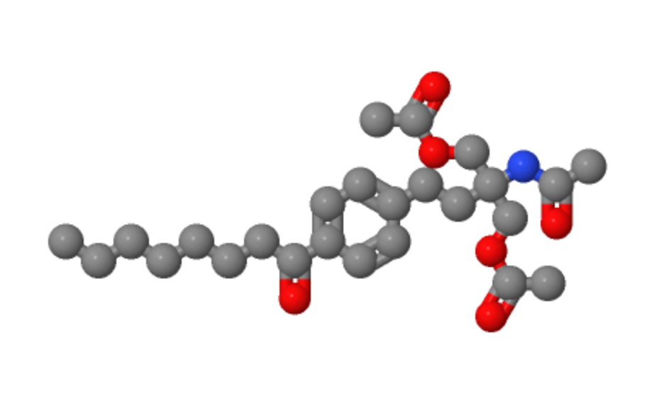 Top quality 2-Acetamido-2-(acetoxymethyl)-4-(4-octanoylphenyl)butyl acetate cas 249289-07-4 with factory price