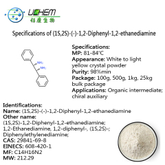 High Quality (1S,2S)-(-)-1,2-Diphenyl-1,2-ethanediamine cas 29841-69-8 with low price