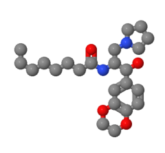 Top quality best selling N-[(1R,2R)-1-(2,3-Dihydro-1,4-benzodioxin-6-yl)-1-hydroxy-3-(1-pyrrolidinyl)-2-propanyl]octanamide cas 491833-29-5 in stock