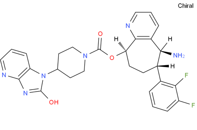 Top quality (5S,6S,9R)-5-Amino-6-(2,3-difluorophenyl)-6,7,8,9-tetrahydro-5H-cyclohepta[b]pyridin-9-yl 4-(2-oxo-2,3-dihydro-1H-imidazo[4,5-b]pyridin-1-yl)-1-piperidinecarboxylate cas 1289023-67-1 with factory price
