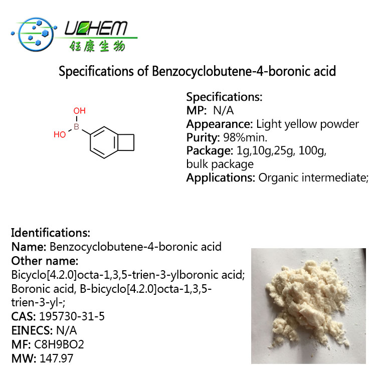Benzocyclobutene-4-boronic acid CAS NO 195730-31-5 for sale