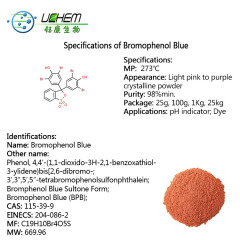 Hot selling high quality Bromophenol blue with reasonable price CAS 115-39-9