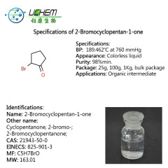 Top quality 2-Bromocyclopentan-1-one with CAS NO 21943-50-0