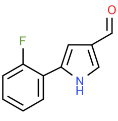 High quality 99% 5-(2-fluorophenyl)-1H-Pyrrole-3-carboxaldehyde CAS 881674-56-2 in stock