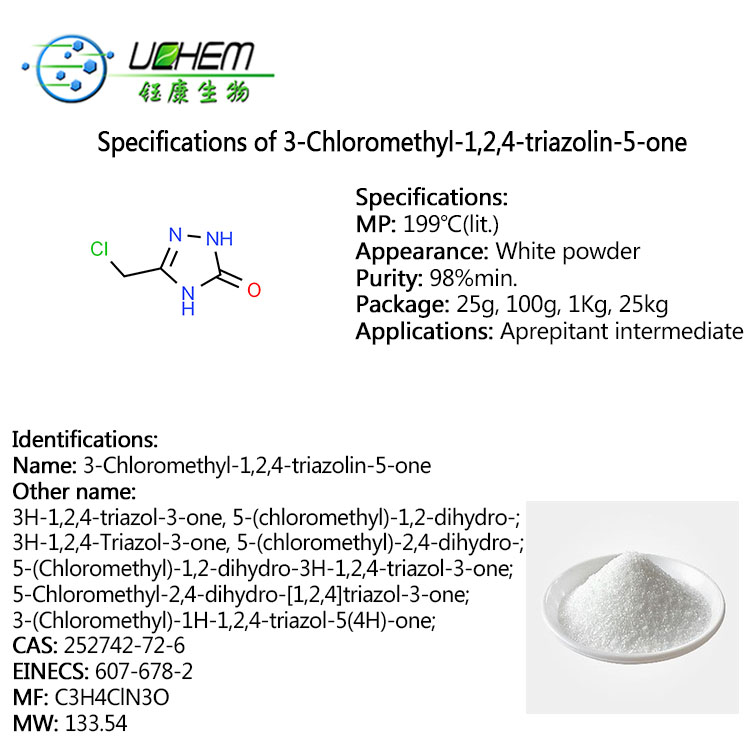 High quality 3-Chloromethyl-1,2,4-triazolin-5-one CAS NO 252742-72-6