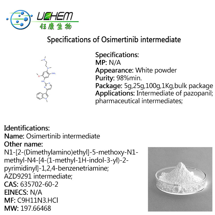 High quality 99% Osimertinib intermediate CAS 1421372-66-8 in stock