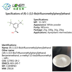 High quality (R)-1-[3,5-Bis(trifluoromethyl)phenyl]ethanol CAS 127852-28-2