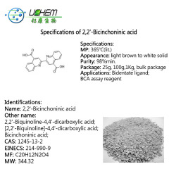 Wholesale Price 2,2'-Bicinchoninic acid CAS 1245-13-2 in stock