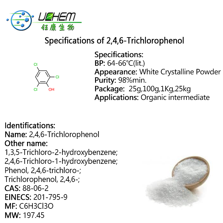 Hot Selling 2,4,6-Trichlorophenol cas 88-06-2 with low price