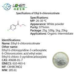 High quality Ethyl 6-chloronicotinate cas 49608-01-7 with manufacture price
