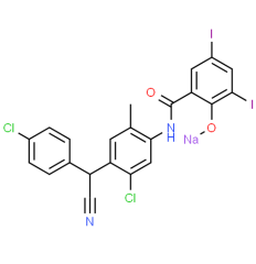 High Quality Closantel sodium powder with good price CAS 61438-64-0