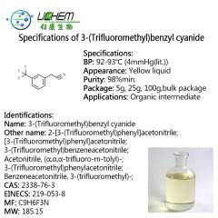 Factory supplier 3-Trifluoromethylbenzylcyanide CAS 2338-76-3 with high quality