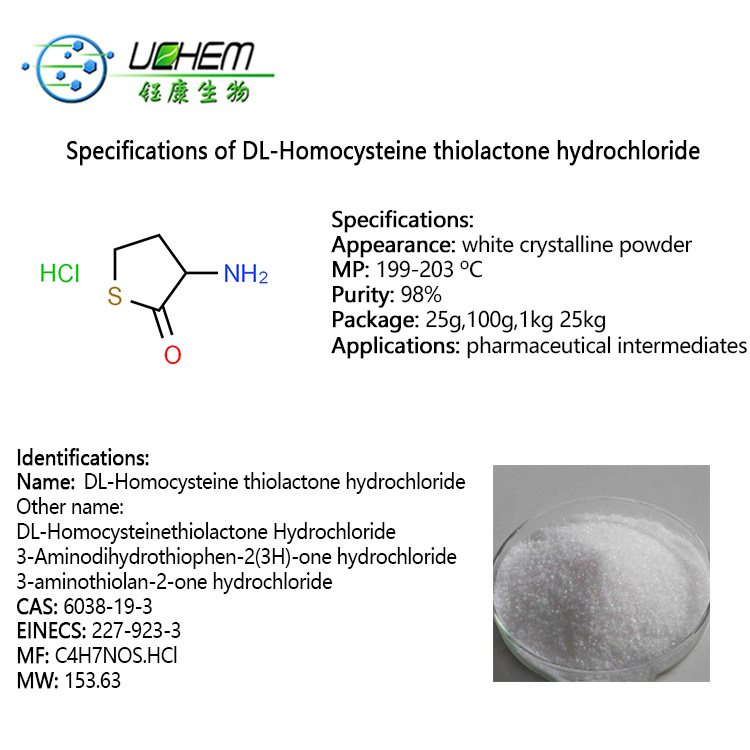 DL-Homocysteinethiolactone Hydrochloride CAS 6038-19-3 in stock with best price