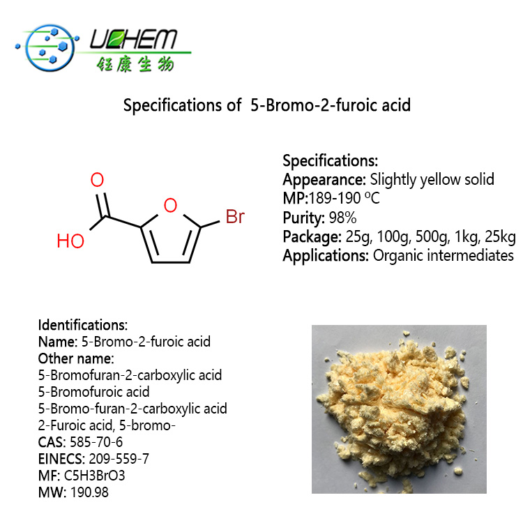 5-Bromo-2-furoic acid CAS 585-70-6 98% with high quality