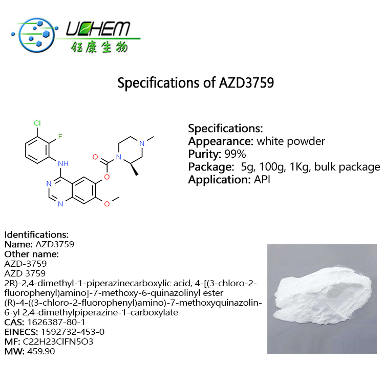 High quality AZD 3759 cas 1626387-80-1